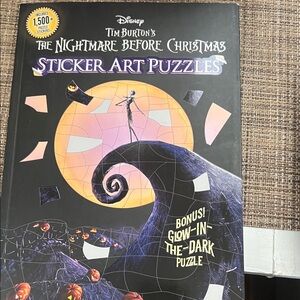 Disney The Nightmare Before Christmas Sticker Art Puzzle - Black and Purple